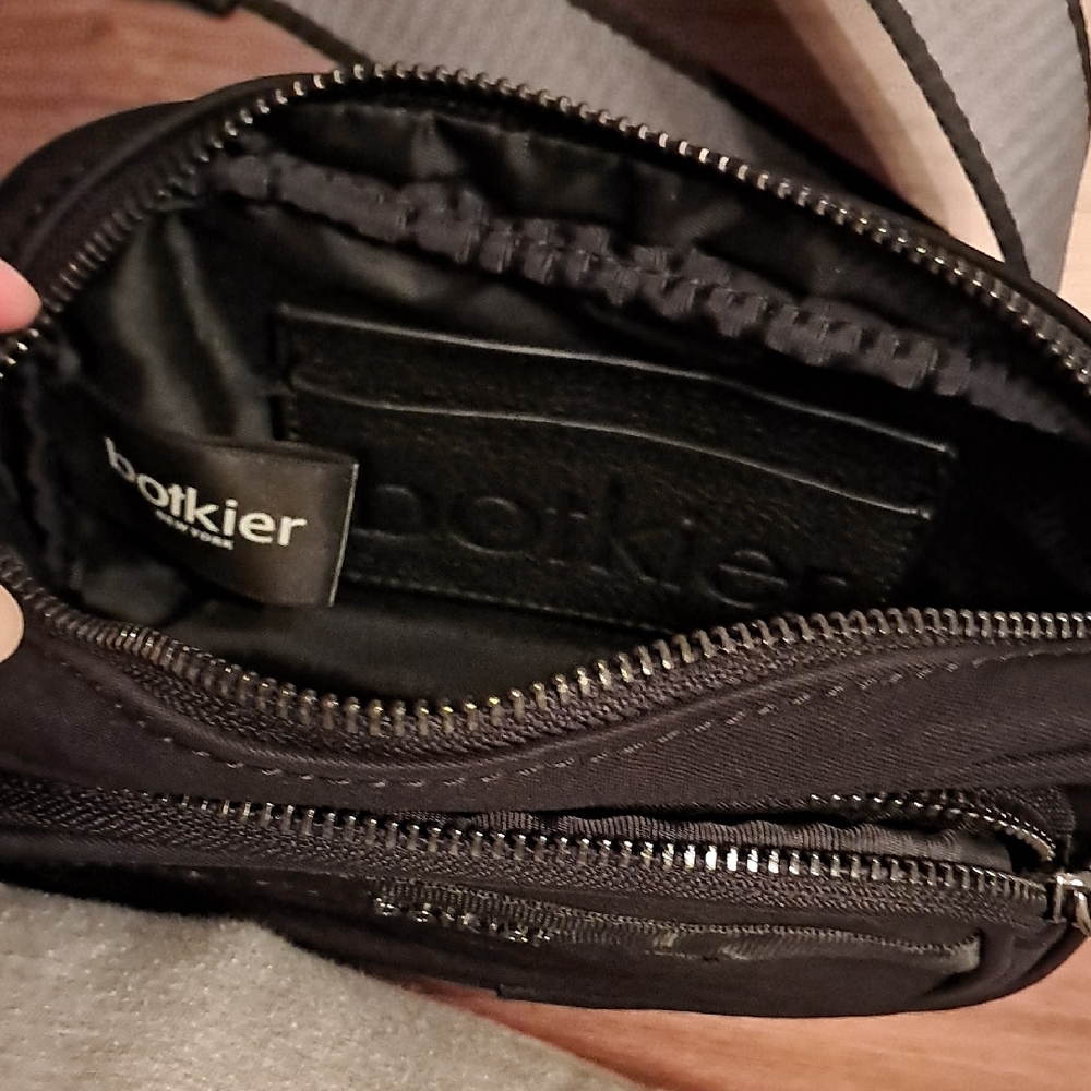 Botkier Black Crossbody Bag with Gray Strap - Picture 4 of 5